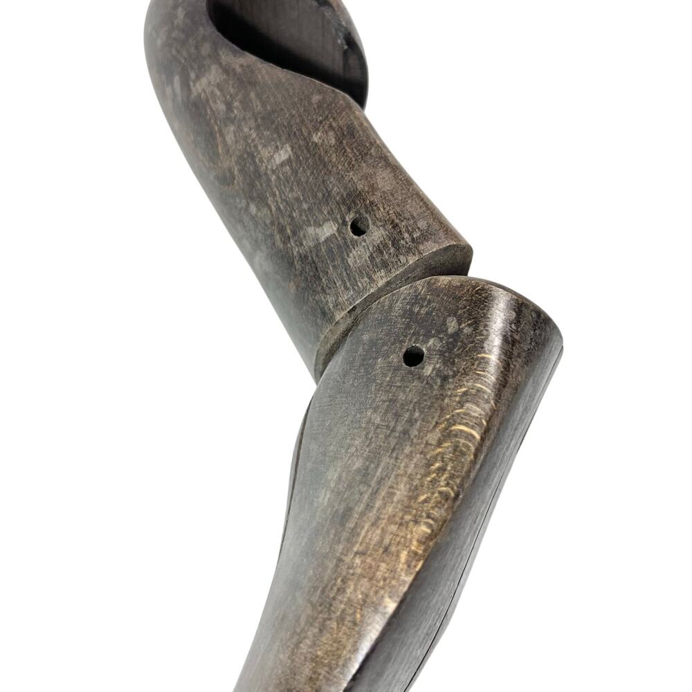 Vintage Pair of Lasts Wooden Shoe Tree Mold Stretcher Form Insert 11" - Picture 7 of 15